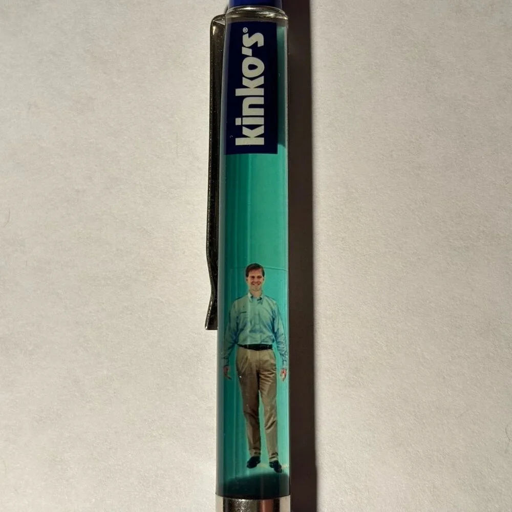 Kinko's Express Yourself Floaty Pen Vintage Advertising Promo Novelty Collect